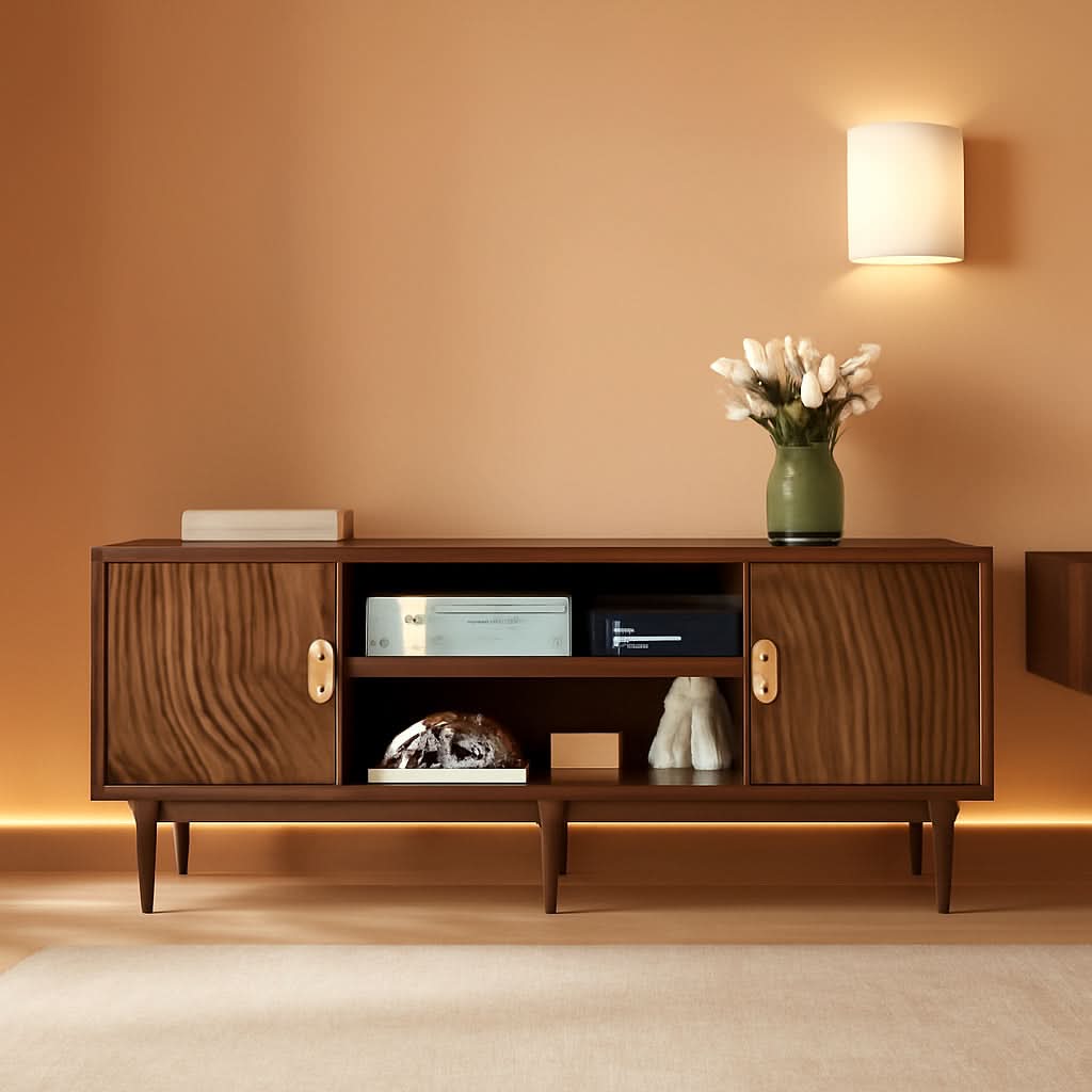 Walnut Media Console