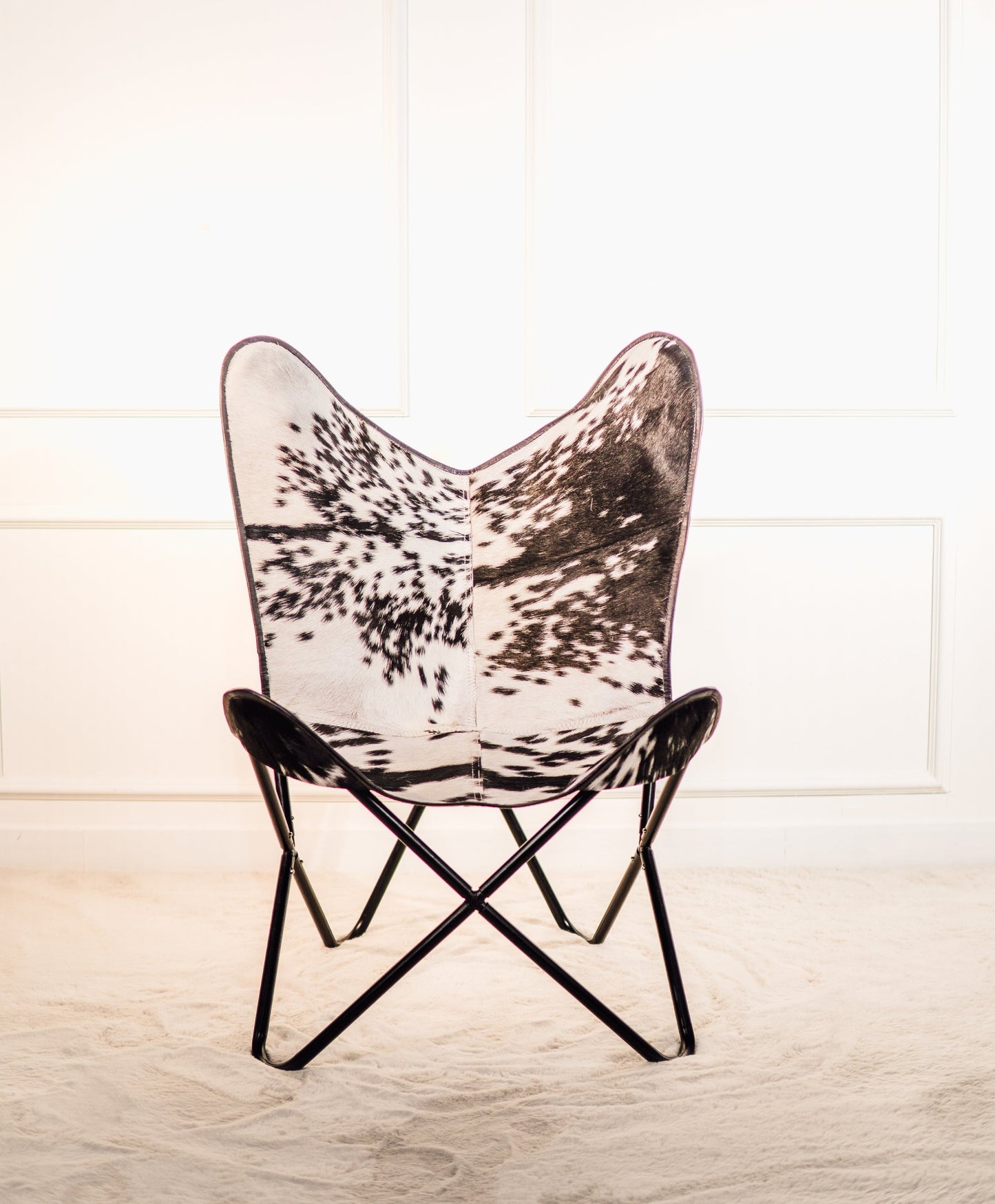 Cowhide Relax Lounge Chair