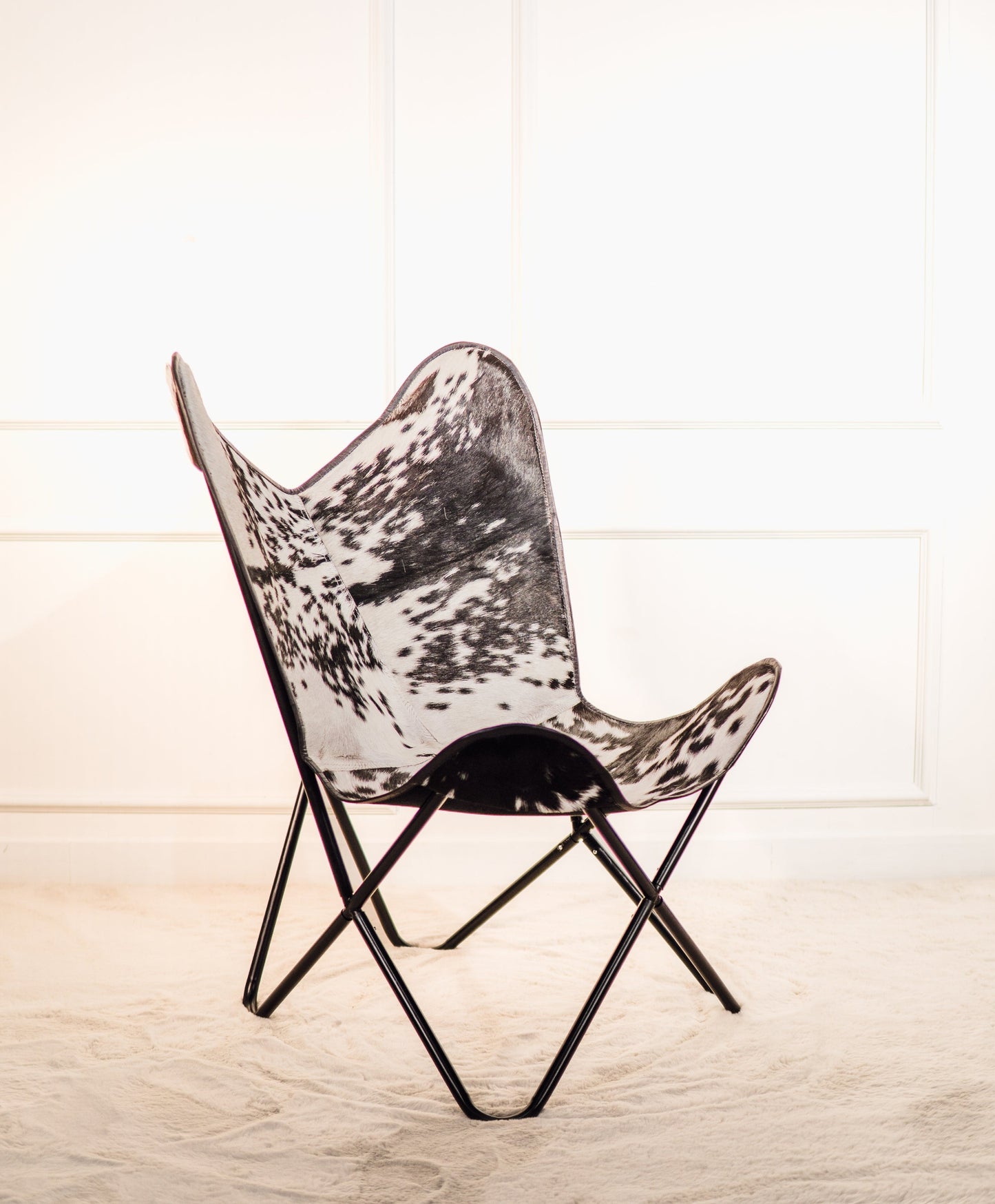 Cowhide Relax Lounge Chair