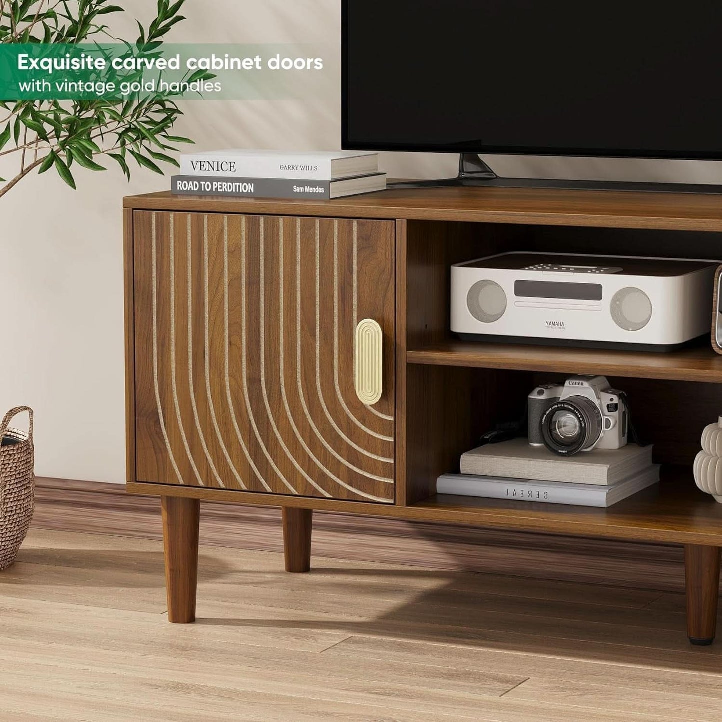 Walnut Media Console